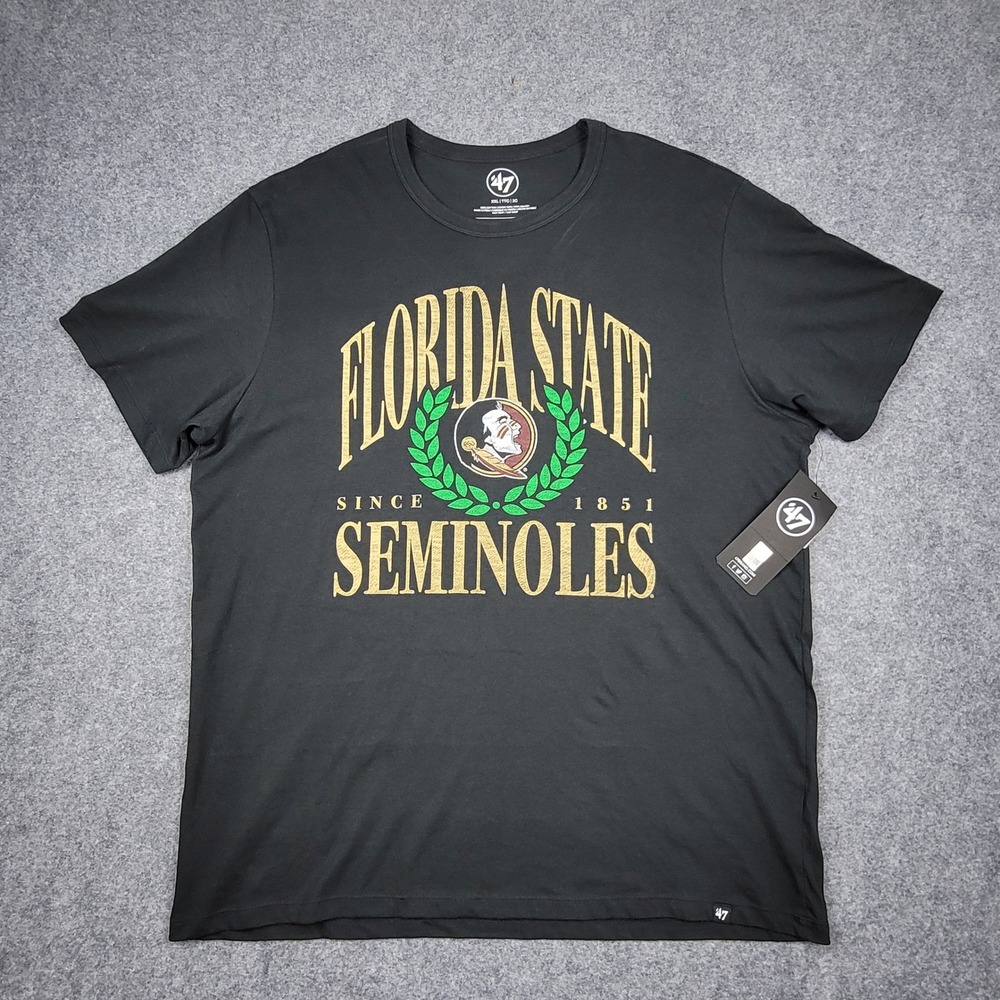 '47 Florida State Seminoles Pitchout Franklin T-Shirt Mens XXL Black FSU Graphic